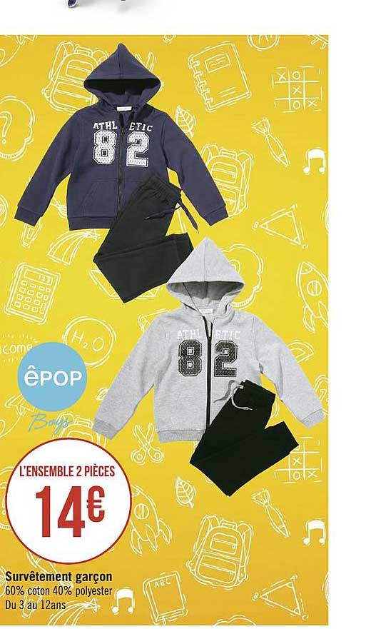 survêtement garçon êpop