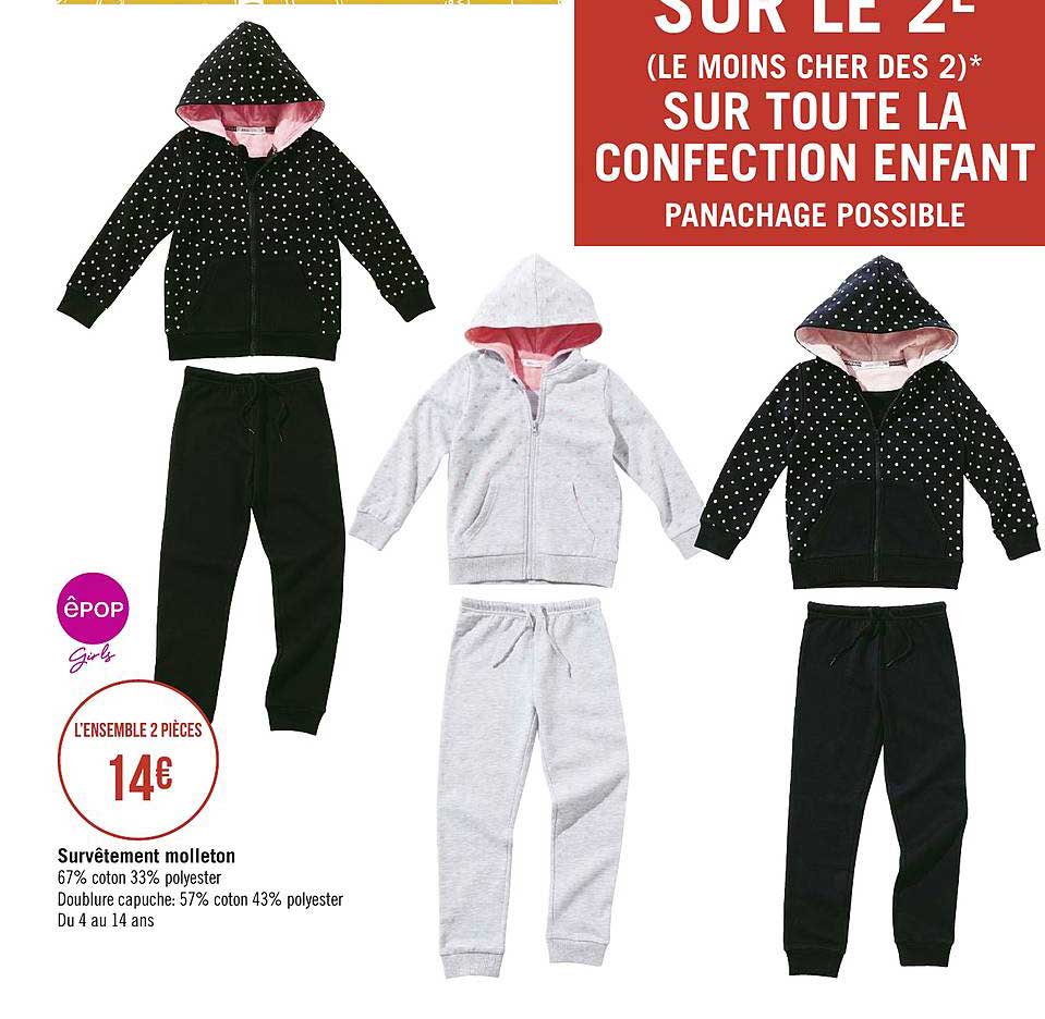 survêtement molleton êpop