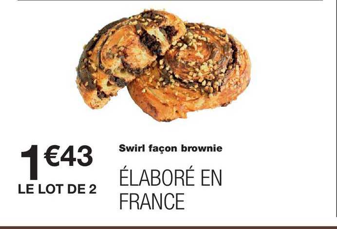 swirl façon brownie