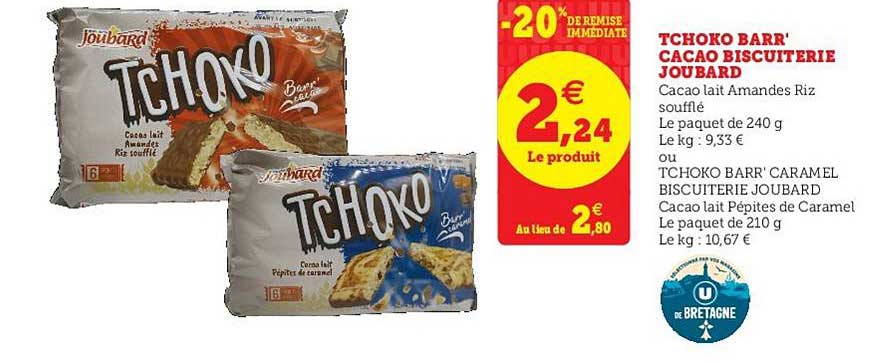 tchoko barr cacao buiscuiterie joubard