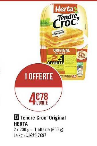 Tendre Croc Original Herta