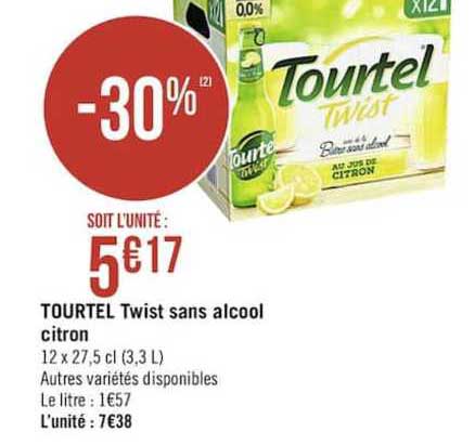 Tourtel Twist Sans Alcool Citron