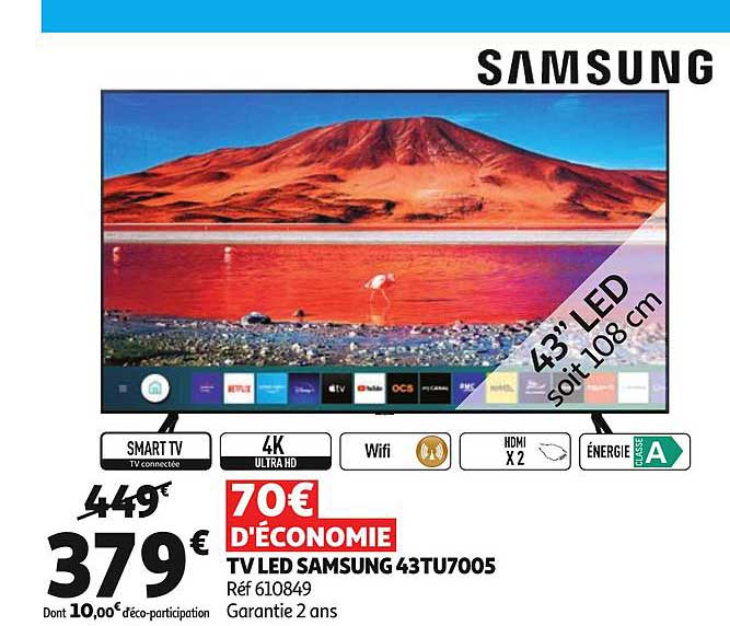 Tv Led Samsung 43tu7005