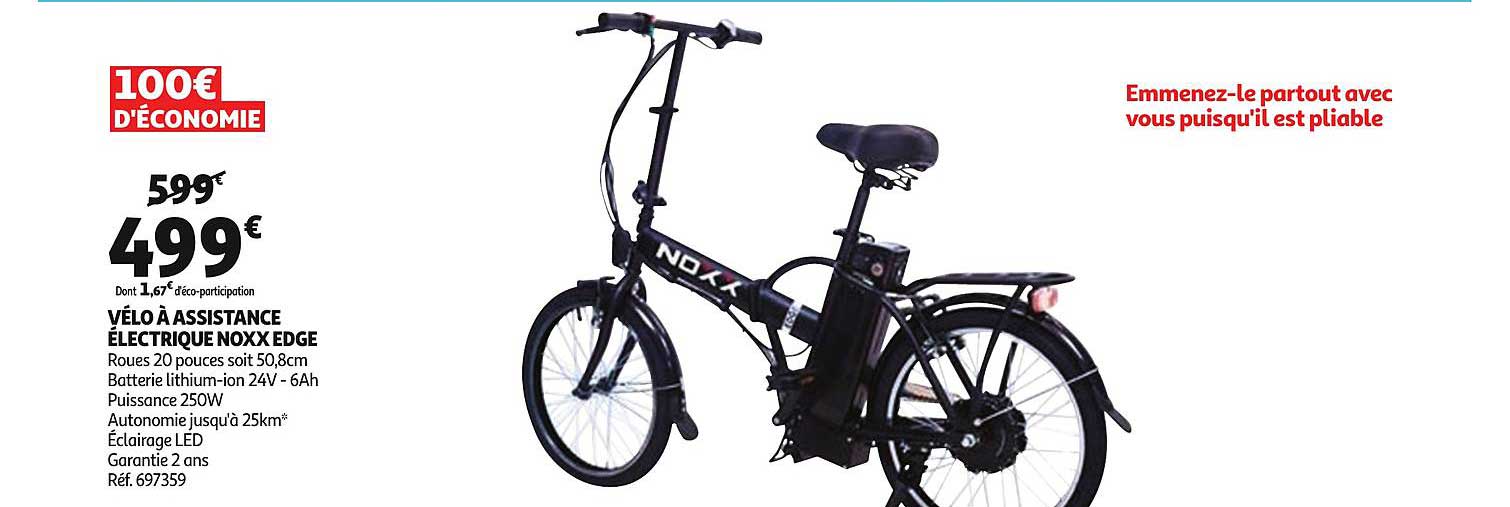 Vélo à Assistance électrique Noxx Edge