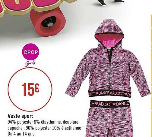 veste sport êpop