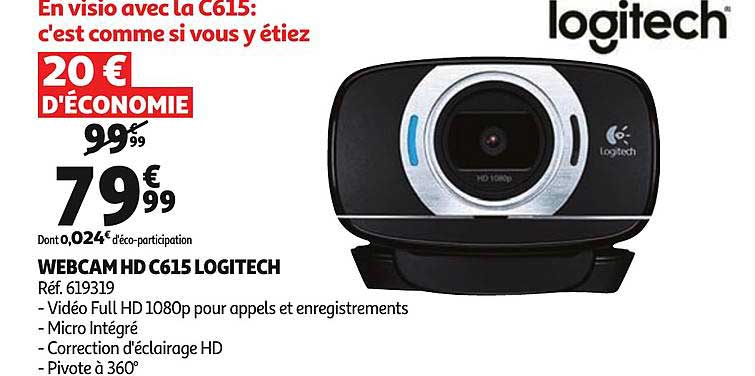 webcam hd c615 logitech