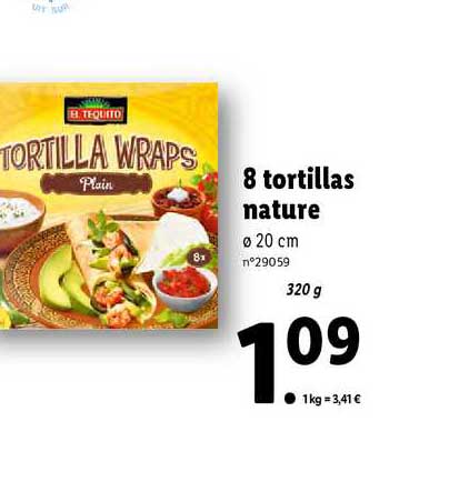 8 Tortillas Nature