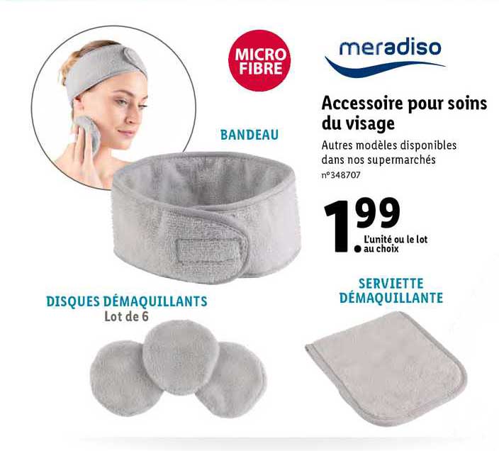 accessoire pour soins du visage meradiso