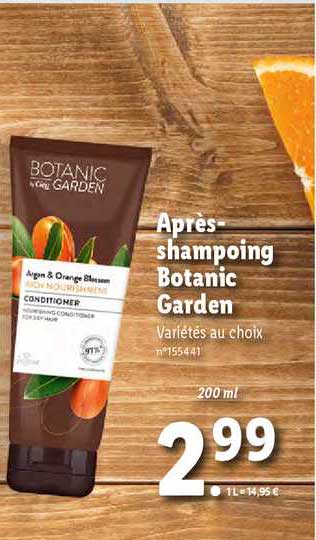 Après-shampoing Botanic Garden