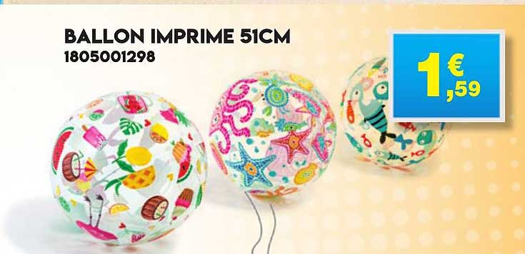Ballon Imprimé 51 Cm