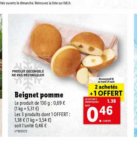 Beignet Pomme