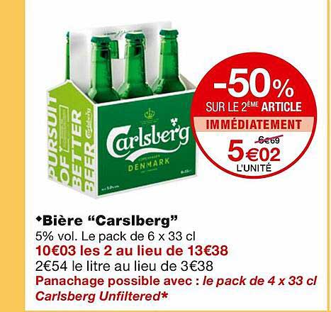 bière "carslberg"