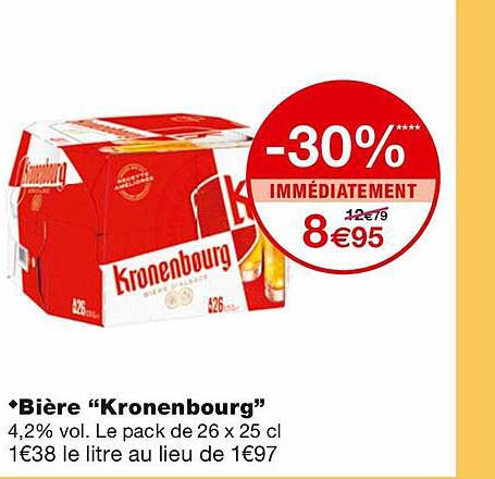 Bière "kronenbourg"