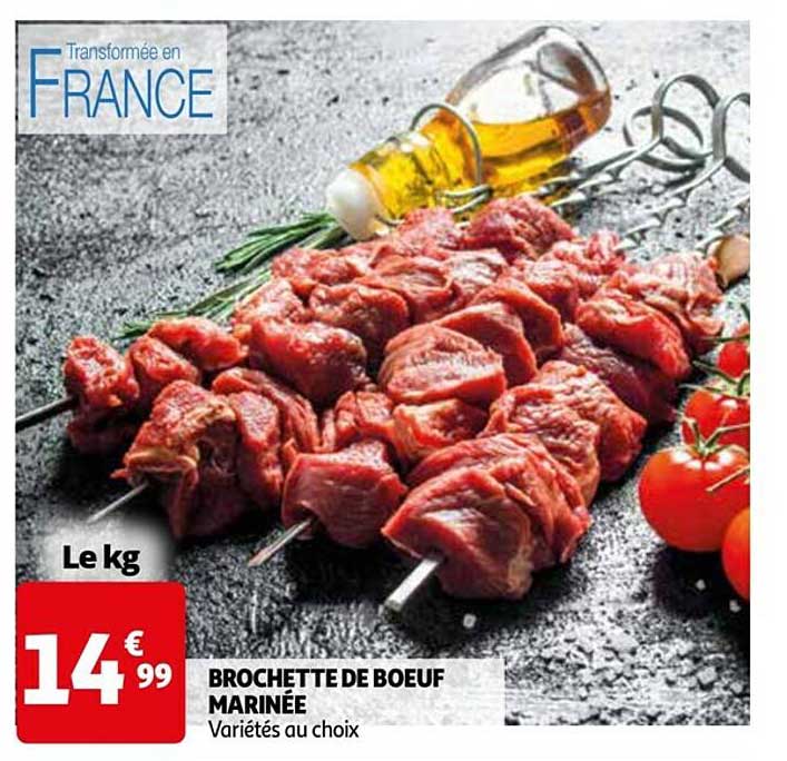 Brochette De Boeuf Marinée