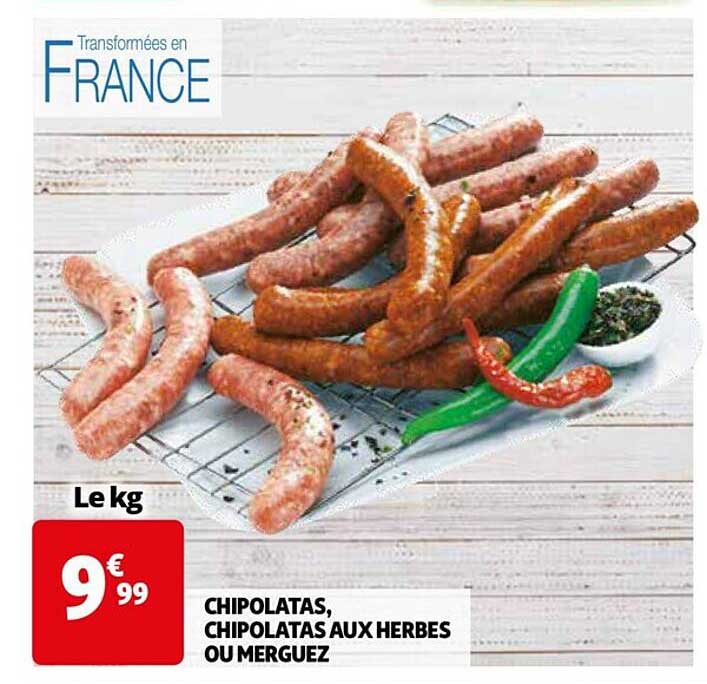 Chipolatas, Chipolatas Aux Herbes Ou Merguez