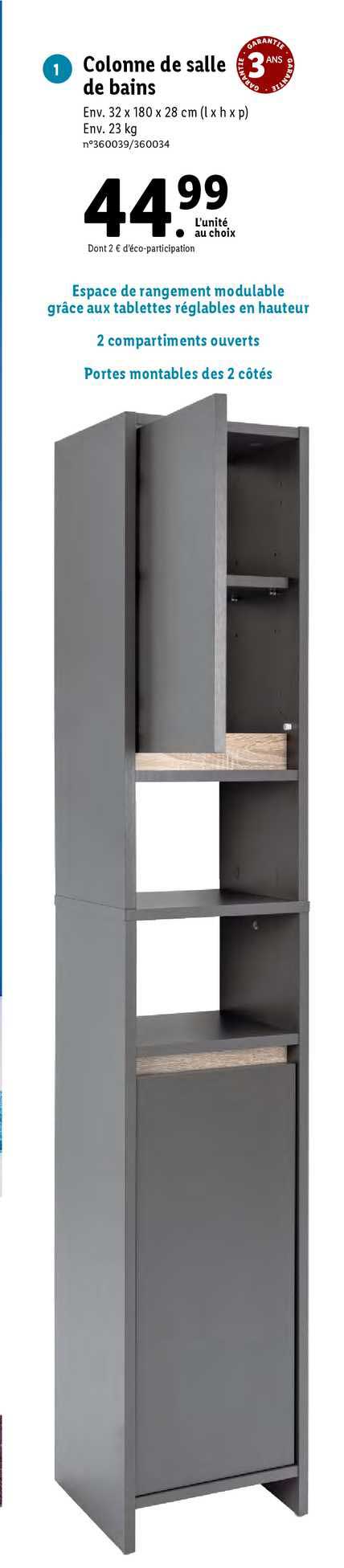 Colonne De Salle De  Bains