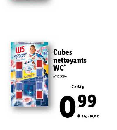 cubes nettoyants wc w5
