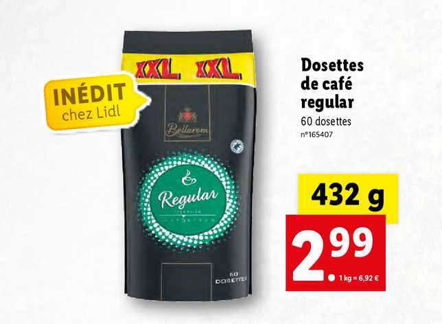 Dosettes De Café Regular