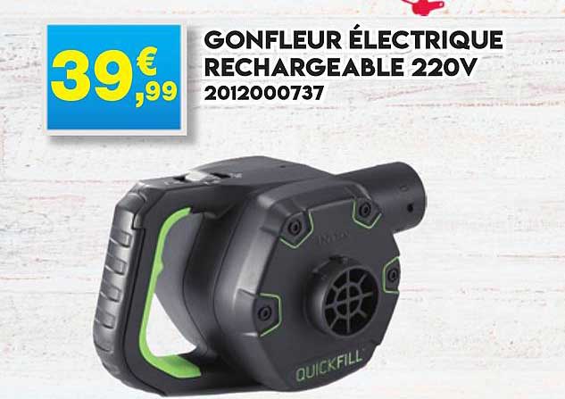 gonfleur électrique rechargeable 220v