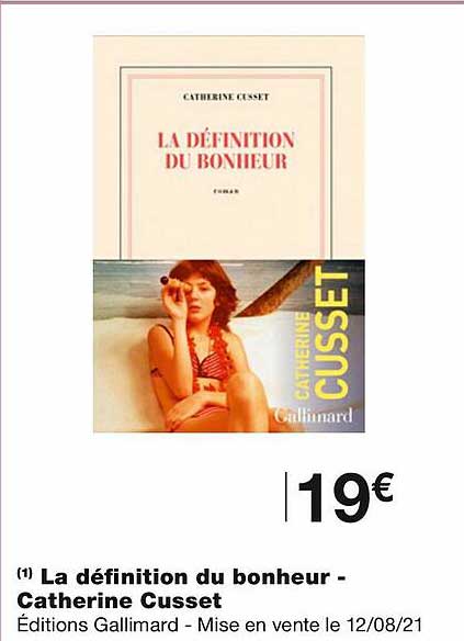 la définition du bonheur - catherine cusset