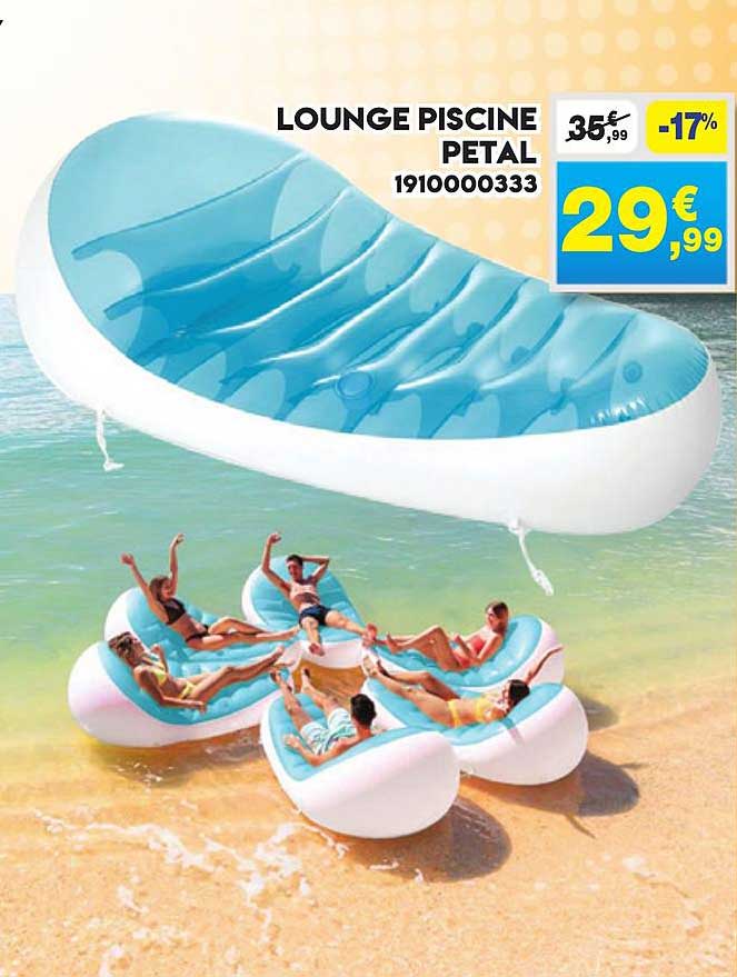 lounge piscine petal