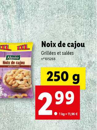 Noix De Cajou Alesto