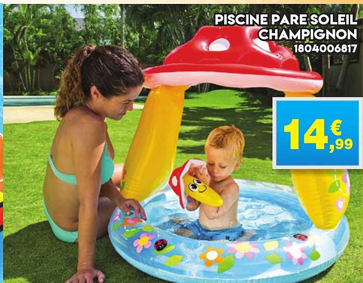 piscine pare soleil champignon