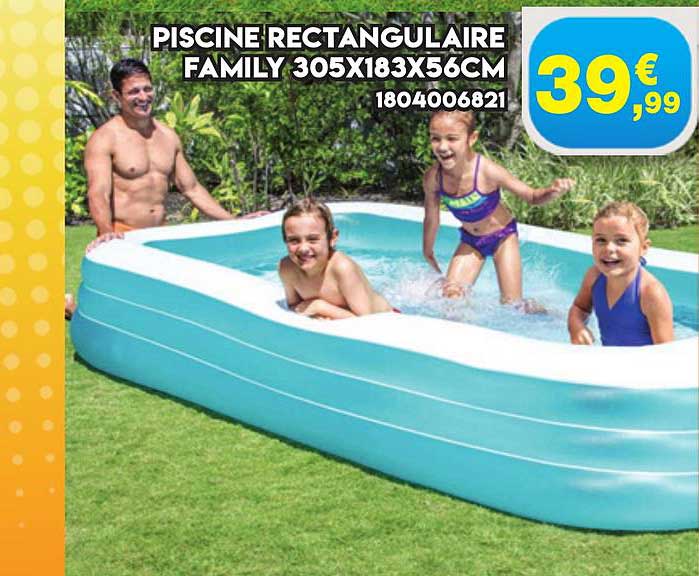 Piscine Rectangulaire Family 305 X 183 X 56 Cm