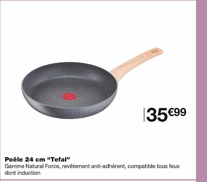 Poêle 24 Cm "tefal"