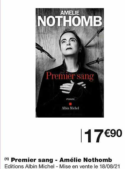 premier sang - amélie nothomb