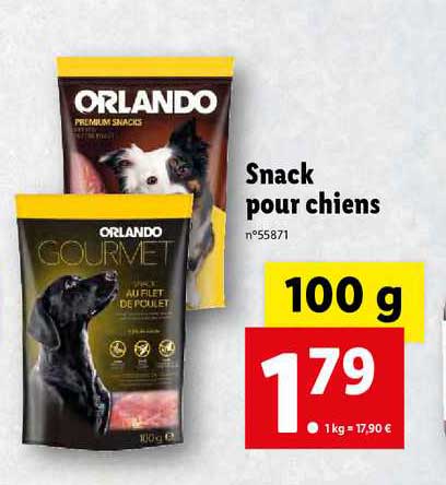 snack pour chiens orlando