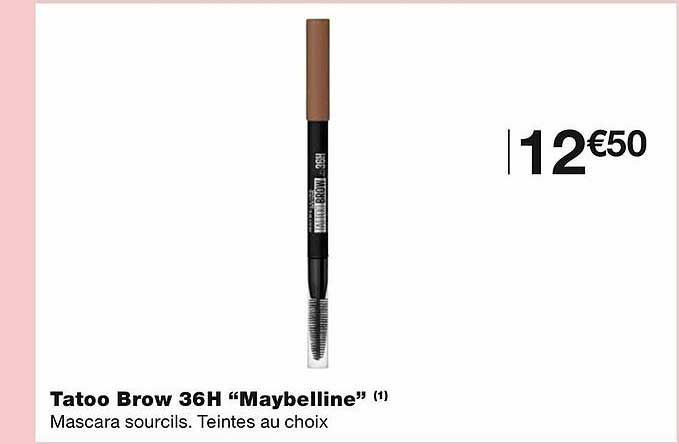tatoo brow 36h "maybelline"