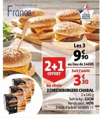 2 Cheeseburgers Charal