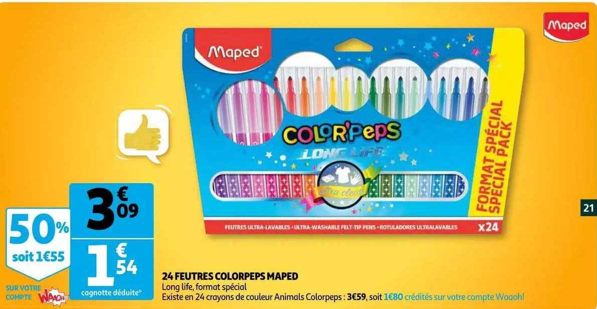 24 Feutres Colorpeps Maped