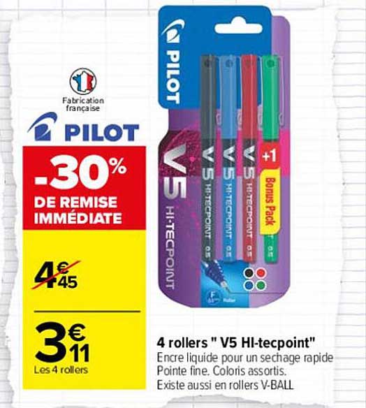 4 Rollers "v5 Hi-tecpoint" Pilot