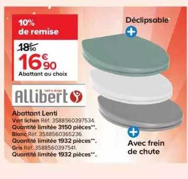 allibert abbatant au choix