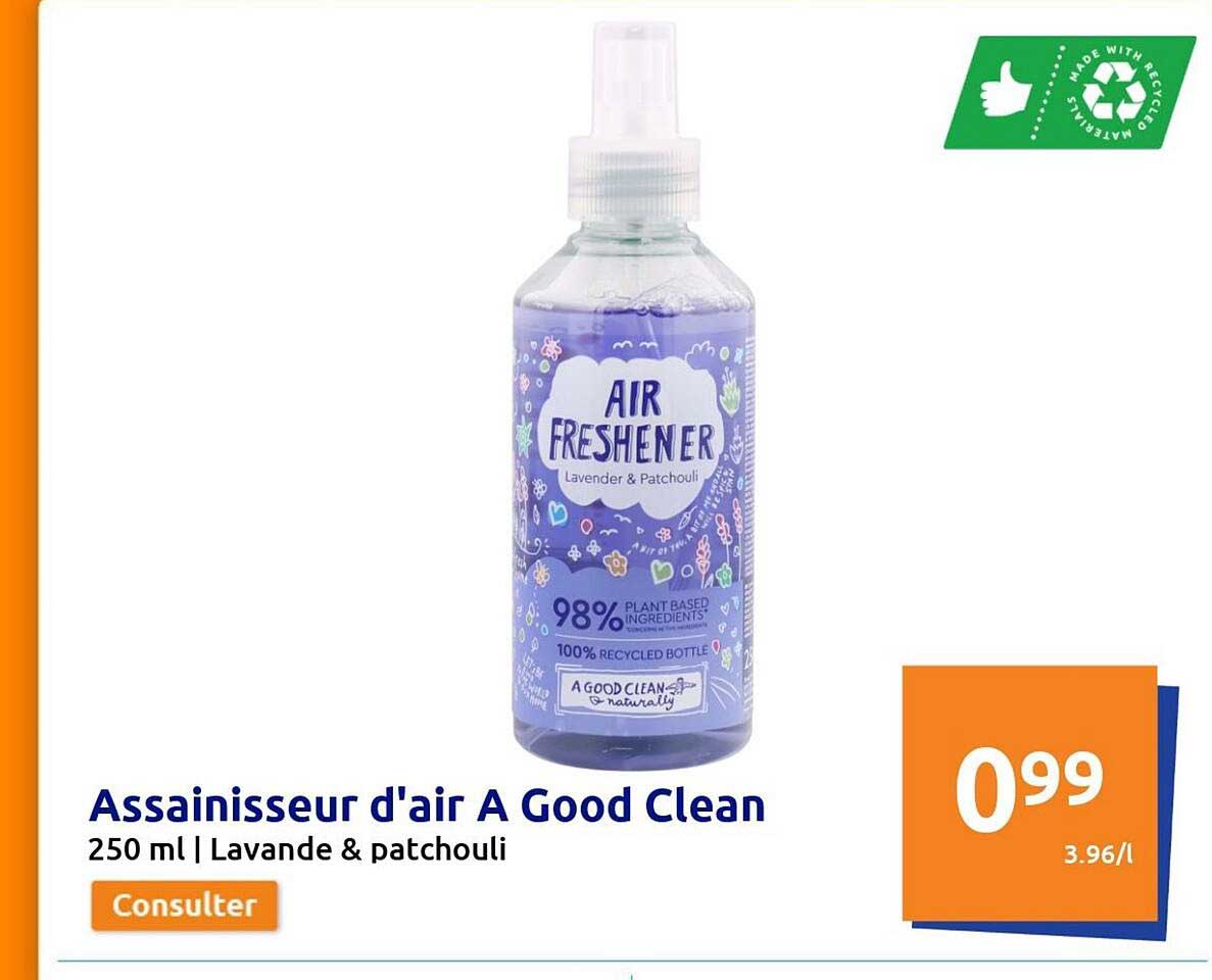 assainisseur d'air a good clean