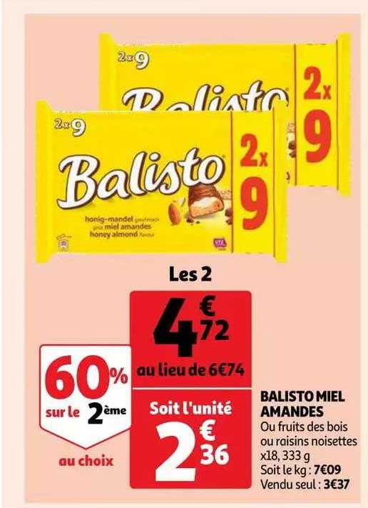 Balisto Miel Amandes