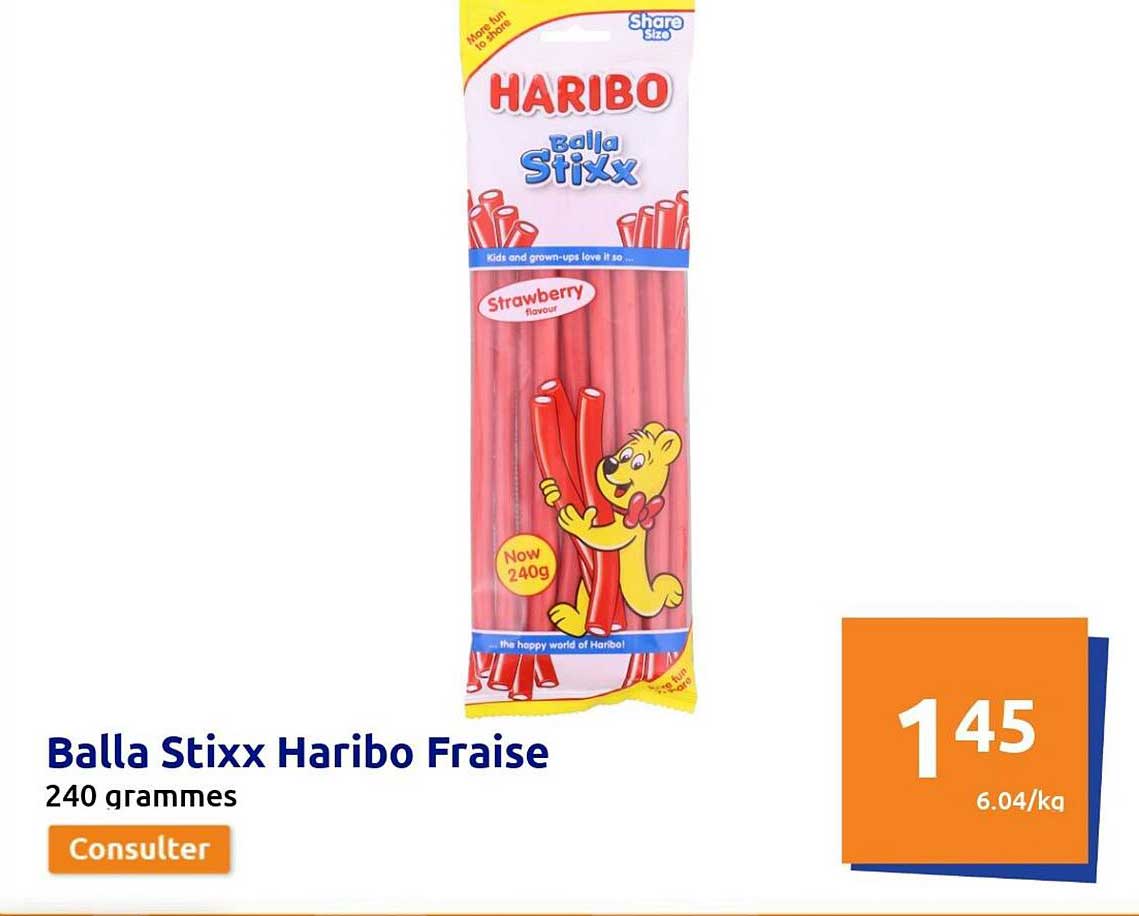 balla stixx haribo fraise