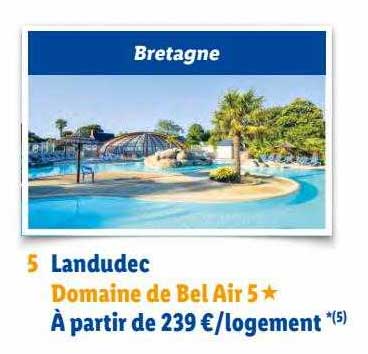 bretagne landudec : domaine de bel air 5*
