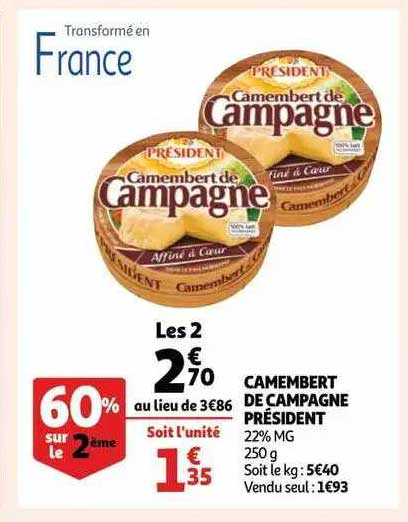 Camembert De Campagne Président