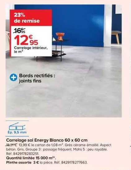 carrelage sol energy blanco