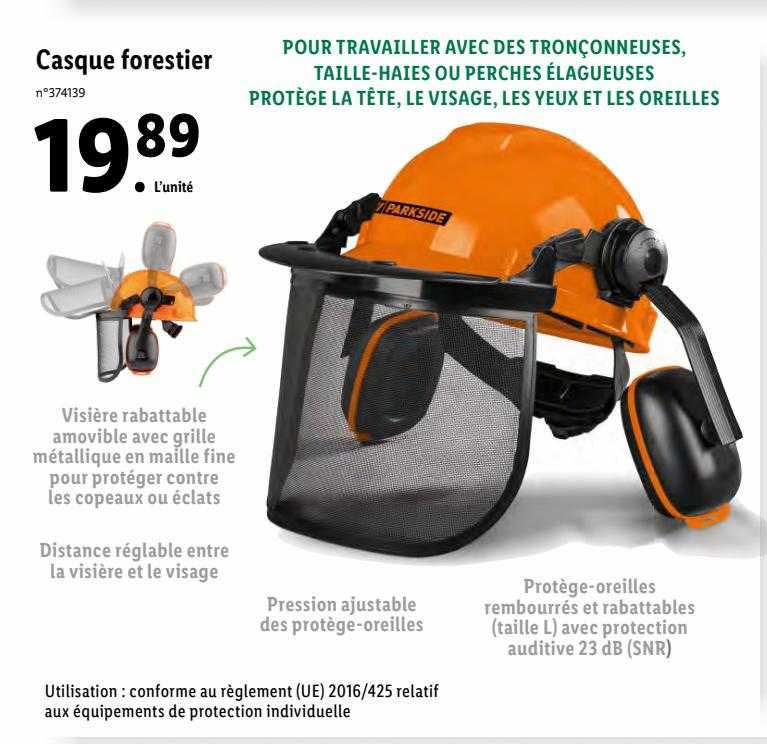 casque forestier