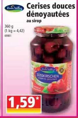 Cerises Douces Dénoyautées River Valley