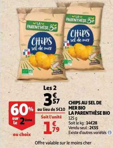 chips au sel de mer bio la parenthèse bio