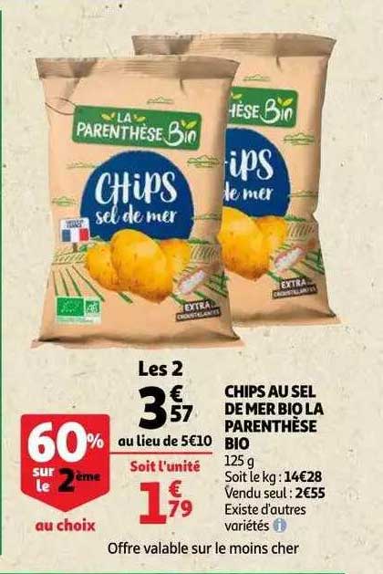 chips au sel de mer bio la parenthèse bio