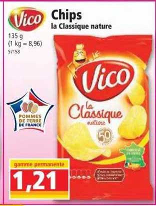 Chips La Classique Nature Vico