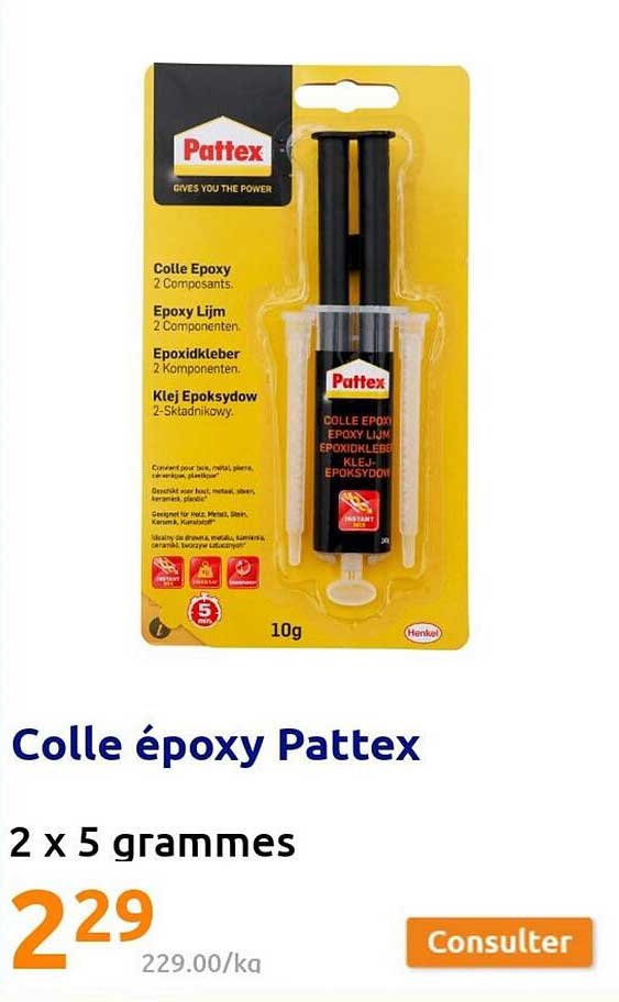 colle époxy pattex