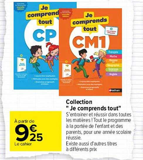 Collection "je Comprends Tout"