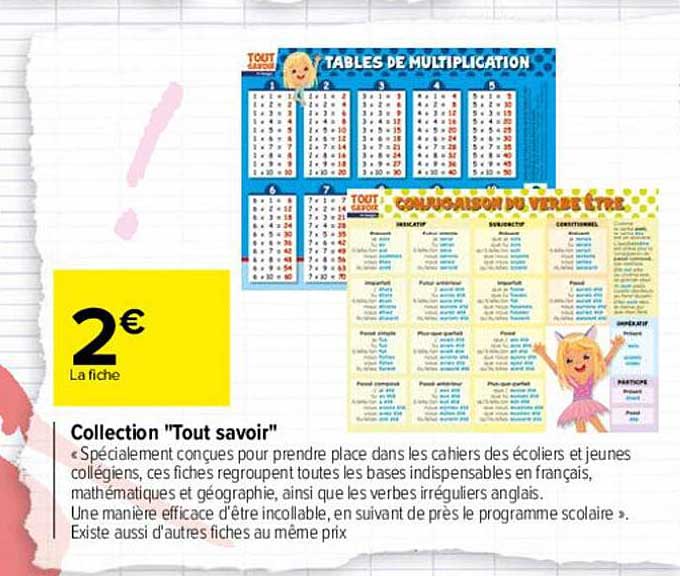 collection "tout savoir"